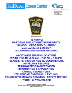 August Fall River Police Department Flyer