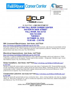 October 20 2015 CLP Recruitment