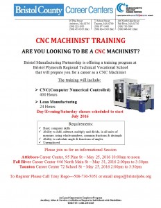 CNC Flyer - Workshops May 2016