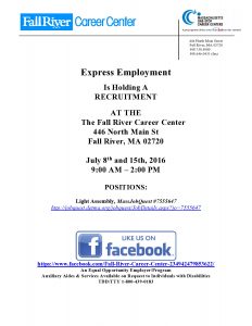 July 15 2016 Express Employment Recruitment